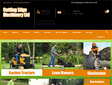 Tablet Screenshot of cuttingedge-machinery.com